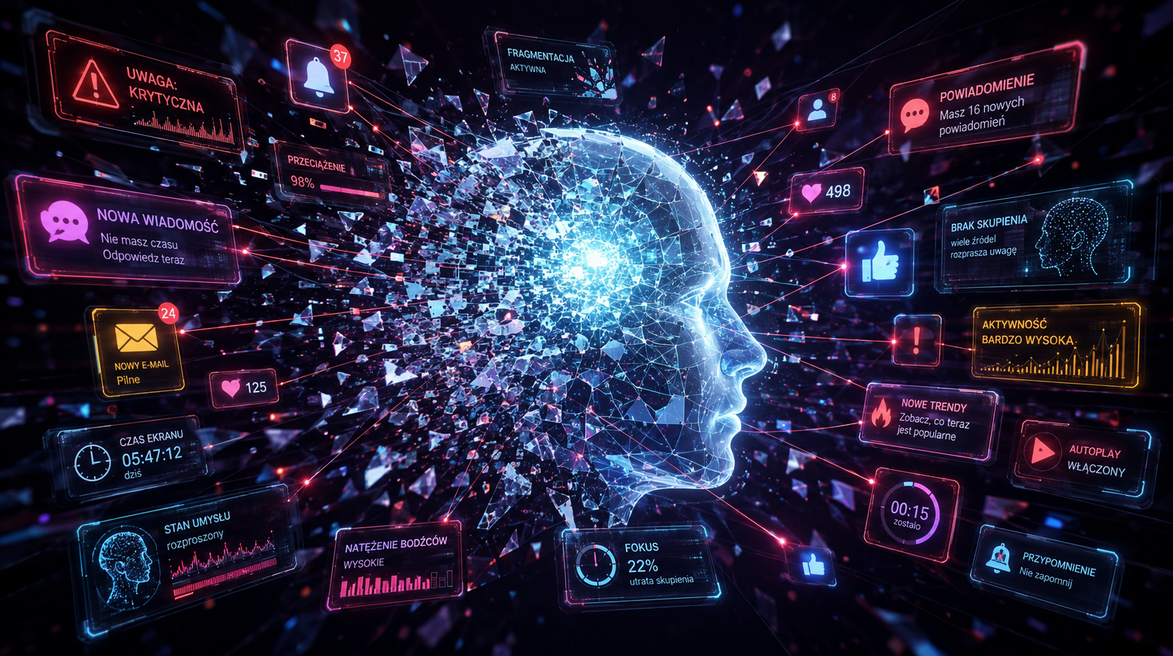 Fragmentacja uwagi w świecie nieustannych cyfrowych bodźców